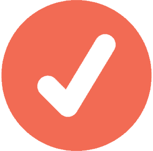 Tick Icon Orange Smile Dentist Toronto